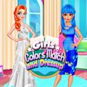 Girls Colour Match and Dress up icon