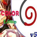 coloring lines v5 icon