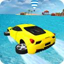 Water Surfing Car Stunts Game 3D icon