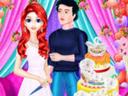 Mermaid Girl Wedding Cooking Cake Game icon