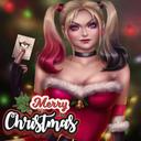 Harley Quinn Christmas Sweater Dress Up icon