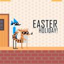 Mordecai and Rigby Easter Holiday icon
