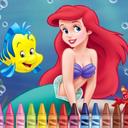 4GameGround - Little Mermaid Coloring icon
