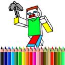 BTS Minecraft Coloring icon