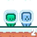 Green and Blue Cuteman 2 icon