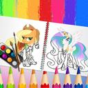 Sweet Pony Coloring Book icon