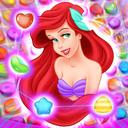 Ariel | The Little Mermaid Match 3 Puzzle icon