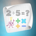Guess number Quick math games icon