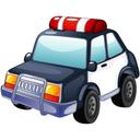 Cartoon Police Cars Puzzle icon
