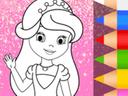 Princess Coloring Glitter - Art Game icon