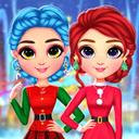 Rainbow Girls Christmas Outfits icon