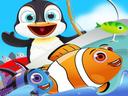 Fish Games For Kids | Trawling Penguin Games icon