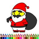 Play BTS Santa Claus Coloring on doodoo.love