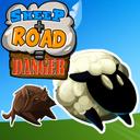 Sheep + road = Danger icon