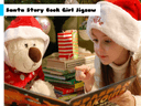 Santa Story Book Girl Jigsaw icon