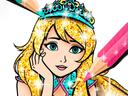 Princess Coloring Book Glitter icon