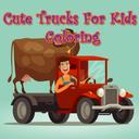 Cute Trucks For Kids Coloring icon