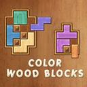 Color Wood blocks icon