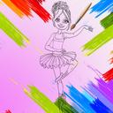 Little Ballerinas Coloring icon
