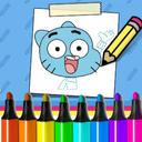 The Amazing World of Gumball: How to Draw Gumball icon