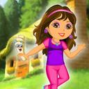 Dora in the garden icon