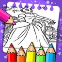 Cinderella Color Book icon