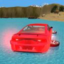 Floating Water Surfer Car icon