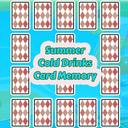 Summer Cold Drinks Card Memory icon