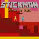 Stickman Steve vs Alex - Nether icon