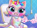 Twinkle My Unicorn Cat Princess Caring icon