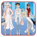 Winter White Outfits: Dress Up Game icon