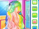 Princess Fashion Rainbow Hairstyle Design icon