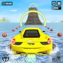 Water Surfing Car Stunt Games Car Driving Games icon