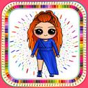 Coloring Book Game To Draw a Cute Creative Dolls icon