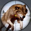 Wild animal hunting icon