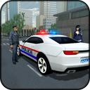 American Fast Police Car Driving Game 3D icon