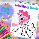 Cute Pony Coloring Book icon
