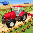 Modern Tractor Farming Simulator: Thresher Games icon