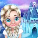 Ice Princess Doll House Design and Decoration Game icon
