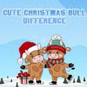 Cute Christmas Bull Difference icon