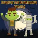 Vampires And Frankenstein Coloring icon
