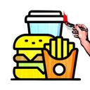 Fast Food Coloring Book icon