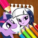 Equestria Girls Coloring Book icon
