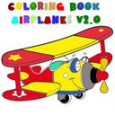 Coloring Book- Airplane V 2.0 icon