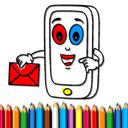 Mobile Phone Coloring Book icon