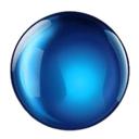 Blue spheres icon