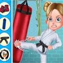 Karate Girl Vs School Bully Game icon