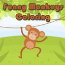 Funny Monkeys Coloring icon