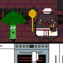 Cat Chef and Broccoli icon