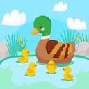 Mother Duck and Ducklings Jigsaw icon